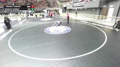 126 lbs Cons. Sub-rd Of 32 - Bradley Fleming, La Costa Canyon High School Wrestling vs Bradley Burdine, Mad Dawg Wrestling Club