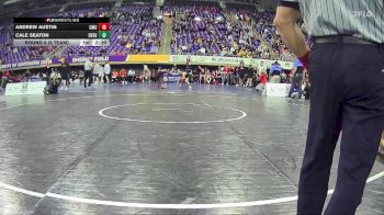 133 lbs Round 5 (6 Team) - Cale Seaton, South Dakota State vs Andrew Austin, Central Michigan