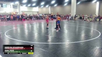 100 lbs Round 3 (8 Team) - Angelina Schademann, Nebraska Wonder Women (A Team) vs Mara Davis, Team Iowa Mermaid Mafia