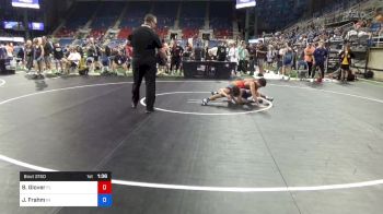 100 lbs Cons 32 #2 - Brock Glover, Florida vs Jackson Frahm, Indiana