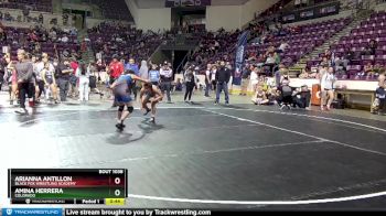 102 lbs 1st Place Match - Amina Herrera, Colorado vs Arianna Antillon, Black Fox Wrestling Academy