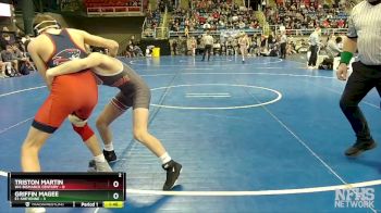 107 lbs Quarterfinal - Griffin Magee, E1-Sheyenne vs Triston Martin, W4-Bismarck Century