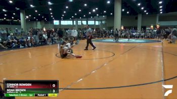 113 lbs Round 5 (6 Team) - Noah Brown, Guerilla WC vs Connor Rowden, MF Army