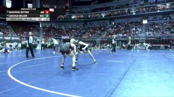 3A-138 lbs Cons. Round 2 - Lincoln Miller, Waukee vs Grayson Sutter, ADM