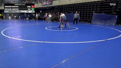 190 lbs Consolation - Mergim Bushati, Summit Hill vs Michael Benton, Milford