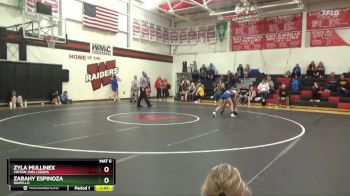 JV-4 lbs Round 3 - Zyla Mullinex, Vinton-Shellsburg vs Zarahy Espinoza, Wapello