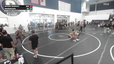 144 lbs Cons. Round 3 - Michael Marshall, Revival School Of Wrestling vs Brandon Kito, Rowland High School