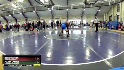 165 lbs Cons. Round 2 - John Watson, Gannon University vs Marty Landes, Case Western Reserve