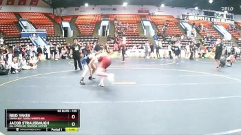 125 lbs Cons. Round 7 - Reid Yakes, Tampa Bay Tigers Wrestling vs Jacob Strausbaugh, All American Training Center