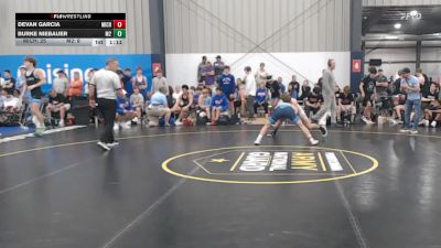 141 lbs Rr Rnd 1 - Devan Garcia, Michigan Premier Blue - BHS vs Burke Niebauer, M2 Training Center - BHS