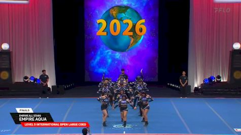 Empire All Stars - Empire Aqua [2026 L5 International Open Large Coed Finals] 2026 The Cheerleading Worlds