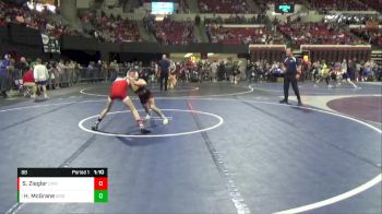 88 lbs Quarterfinal - Hunter McGrane, Glendive Mat Devils vs Steven Ziegler, Camel Kids Wrestling