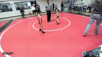 55 lbs Quarterfinal - Ezekiel Aguayo, Grove Takedown Club vs Wylder Bearpaw, Jay Wrestling Club