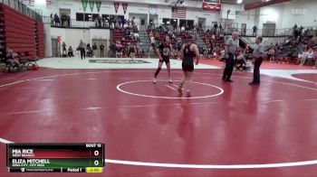 110 lbs Quarterfinal - Eliza Mitchell, Iowa City, City High vs Mia Rice, West Branch