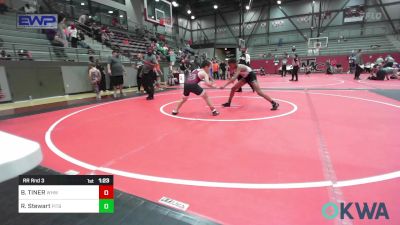 92 lbs Rr Rnd 3 - BRODY TINER, Warhorse Wrestling Club vs Rayon Stewart, Pitbull Wrestling Academy