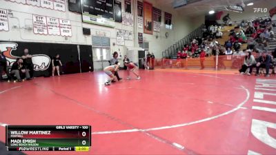 115 lbs Cons. Round 2 - Lynae Thach, La Serna vs Mae Maaytah, Yorba Linda