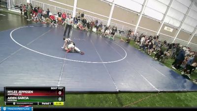 67 lbs Cons. Round 2 - Myles Jeppesen, Northside WC vs Aiden Garcia, Montana