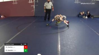 55 lbs Quarterfinal - Dominic Zunino, Spring-Ford vs Brayden Kessler, Garnet Valley