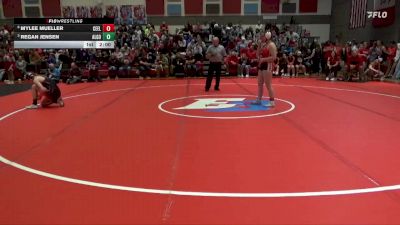 155 lbs Quarterfinal - Regan Jensen, Algona vs Mylee Mueller, Central Elkader