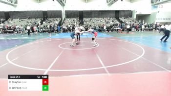 165-I lbs Consi Of 4 - David Clayton, Quakertown (VEWL) vs Daniel DePace, Mac Arthur