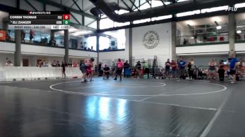 246-298 lbs Quarterfinal - Eli Zanger, Quincy (Sr.) vs Corbin Thomas, Fusion