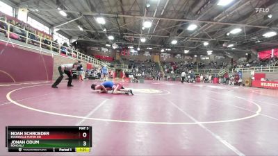 113 lbs Semifinal - Jonah Odum, Roncalli vs Noah Schroeder, Evansville Mater Dei