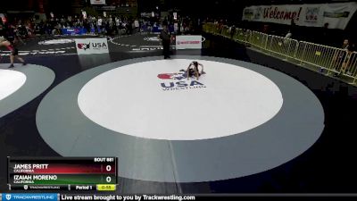 70 lbs Champ. Round 2 - James Pritt, California vs Izaiah Moreno, California