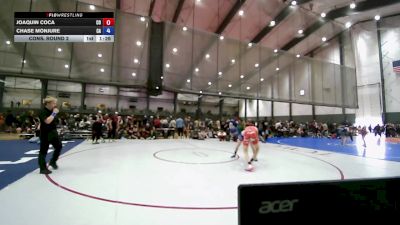 Junior Boys FS - 132 lbs Cons. Round 2 - Joaquin Coca, CO vs Chase Monjure, CA