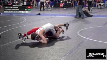 90 lbs 1st Place Match - Braxton Barnes, KS Thunderstruck vs Dayton Spexarth, Brawlers