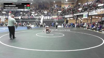 175 lbs Champ. Round 1 - Max Bergman, Burden-Central HS vs Kayden Clelland, Silver Lake HS