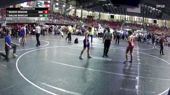 140 lbs Cons. Round 3 - Dallas Barclay, Norris Wrestling Club vs Mason Graham, Kearney MatCats Wrestling Club
