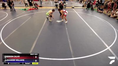 187 lbs Cons. Round 1 - Emerson Calvo, WI vs Alexander Williams, IL