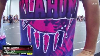 80 lbs Semis (4 Team) - Michael Stoker, Georgia United Blue vs Raiden Johns, Oklahoma Elite