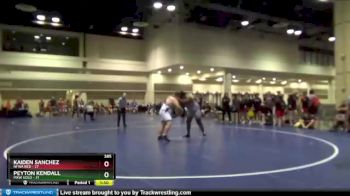 285 lbs Round 4 (10 Team) - Kaiden Sanchez, NFWA Red vs Peyton Kendall, MXW Gold