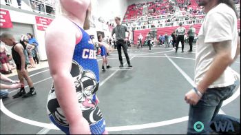 52 lbs Consi Of 16 #1 - David Island, OKC Saints Wrestling vs James Scoles, Choctaw Ironman