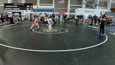 106 lbs Cons. Round 5 - Carter Petrie, Reddot Wrestling Club vs Anthony Landrum, Colorado