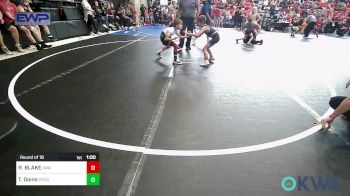 55 lbs Round Of 16 - ROWDY BLAKE, Raw Wrestling Club vs Tracen Goins, Pocola Youth Wrestling