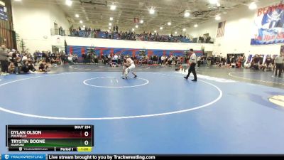 132 lbs Cons. Round 3 - Dylan Olson, Pocatello vs Trystin Boone, Hanford