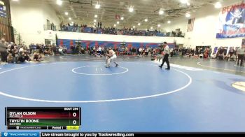 132 lbs Cons. Round 3 - Dylan Olson, Pocatello vs Trystin Boone, Hanford