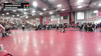 125 lbs 5th Place Match - Mackenzie Mendenhall, Corona vs SAPPHIRE SHAFER, Colony