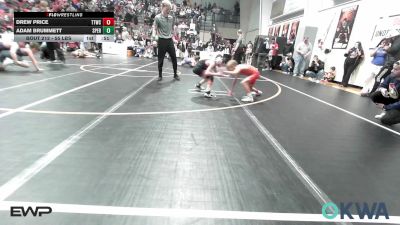 55 lbs Quarterfinal - Drew Price, Team Tulsa Wrestling Club vs Adam Brummett, Sperry Wrestling Club