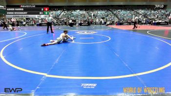 76 lbs Consi Of 8 #1 - Asher Harris, Illinois Valley Youth Wrestling vs Owen Woodbury, No Limits Wrestling Club