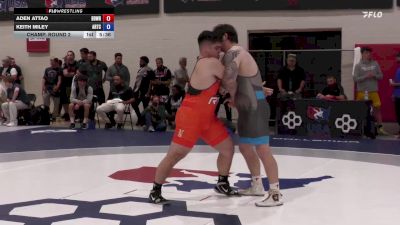 130 Finals kg Champ. Round 2 - Aden Attao, Beaver Dam Wrestling Regional Training Center vs Keith Miley, Arkansas Regional Training Center