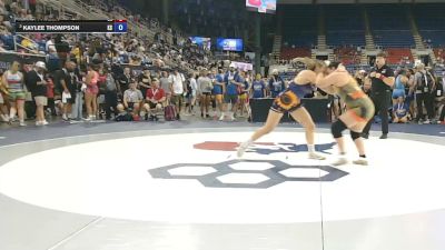 190 lbs Champ. Rd Of 32 - Jenna Patzer, California vs Kaylee Thompson, Kansas