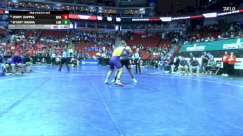 1A-285 lbs Champ. Round 2 - Vinny Zappia, Missouri Valley vs Wyatt Hanna, Lake Mills
