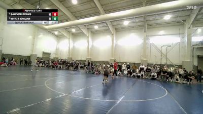 73 lbs Quarterfinal - Wyatt Jordan, Ravage vs Sawyer Evans, Team Prestige Wrestling