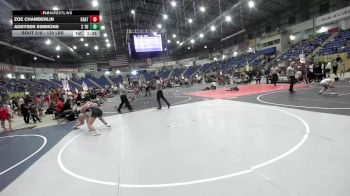 130 lbs Semifinal - Zoe Chamberlin, Chatfield WC vs Addysen Simmons, 2 Tuff Gym
