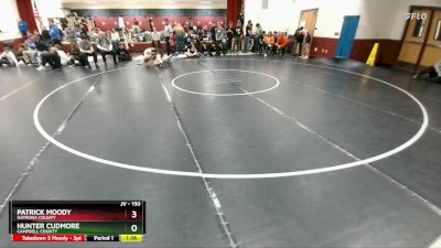 150 lbs Champ. Round 1 - Patrick Moody, Natrona County vs Hunter Cudmore, Campbell County