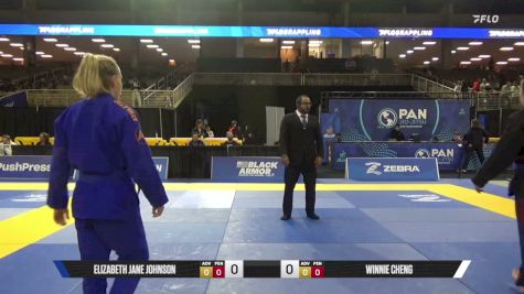 Winnie Cheng vs Elizabeth Jane Johnson 2026 Pan Jiu Jitsu IBJJF Championship