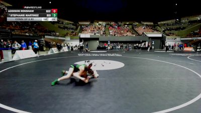 100 lbs Consi Of 8 #2 - Addison Renshaw, North vs Stephanie Martinez, Highland (Bakersfield)